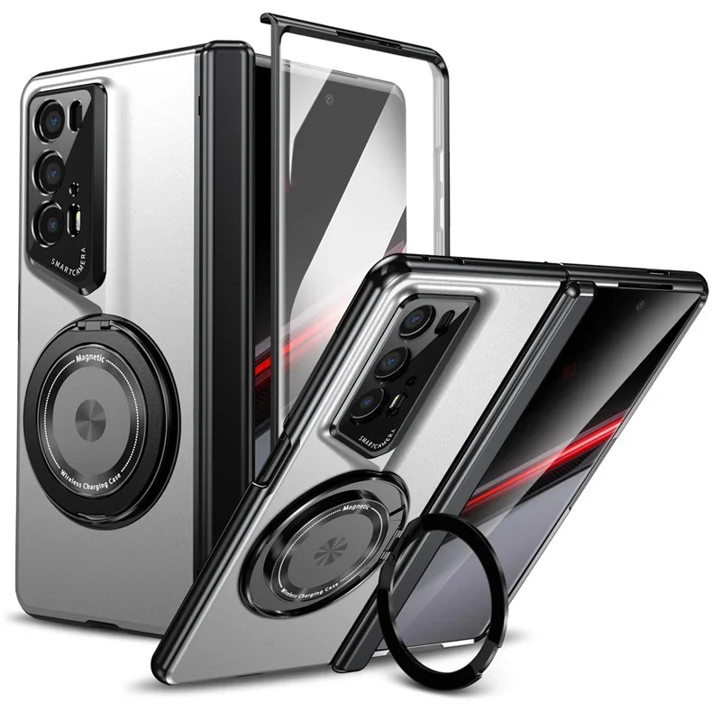 Glass Bed - Custodia magnetica per telefono con cerniera