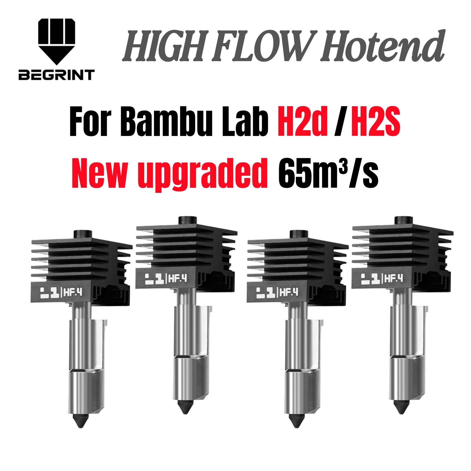 Hotend 0.4Mm - Per Bambu Lab H2S H2D Hotend