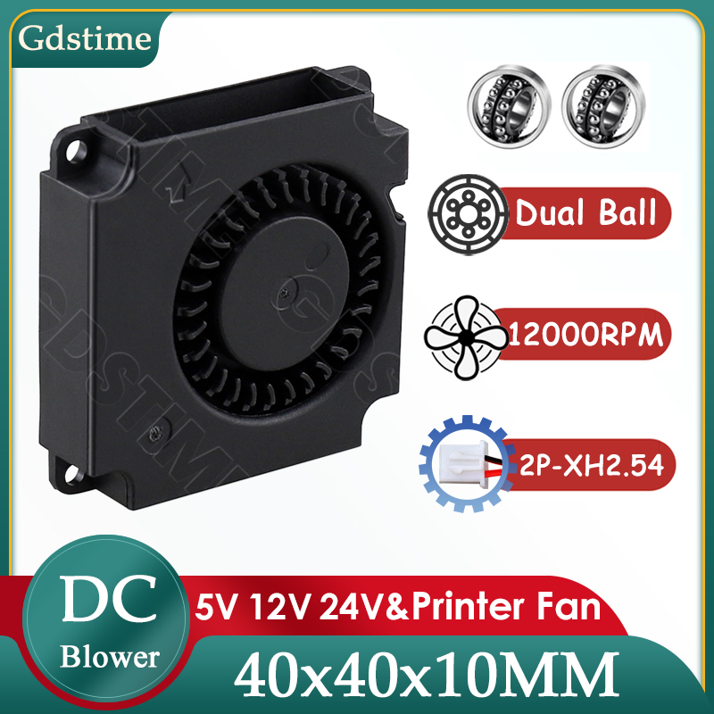 Hotend Assembly - Gdstime 4010 Ventola 24V 12V 5V