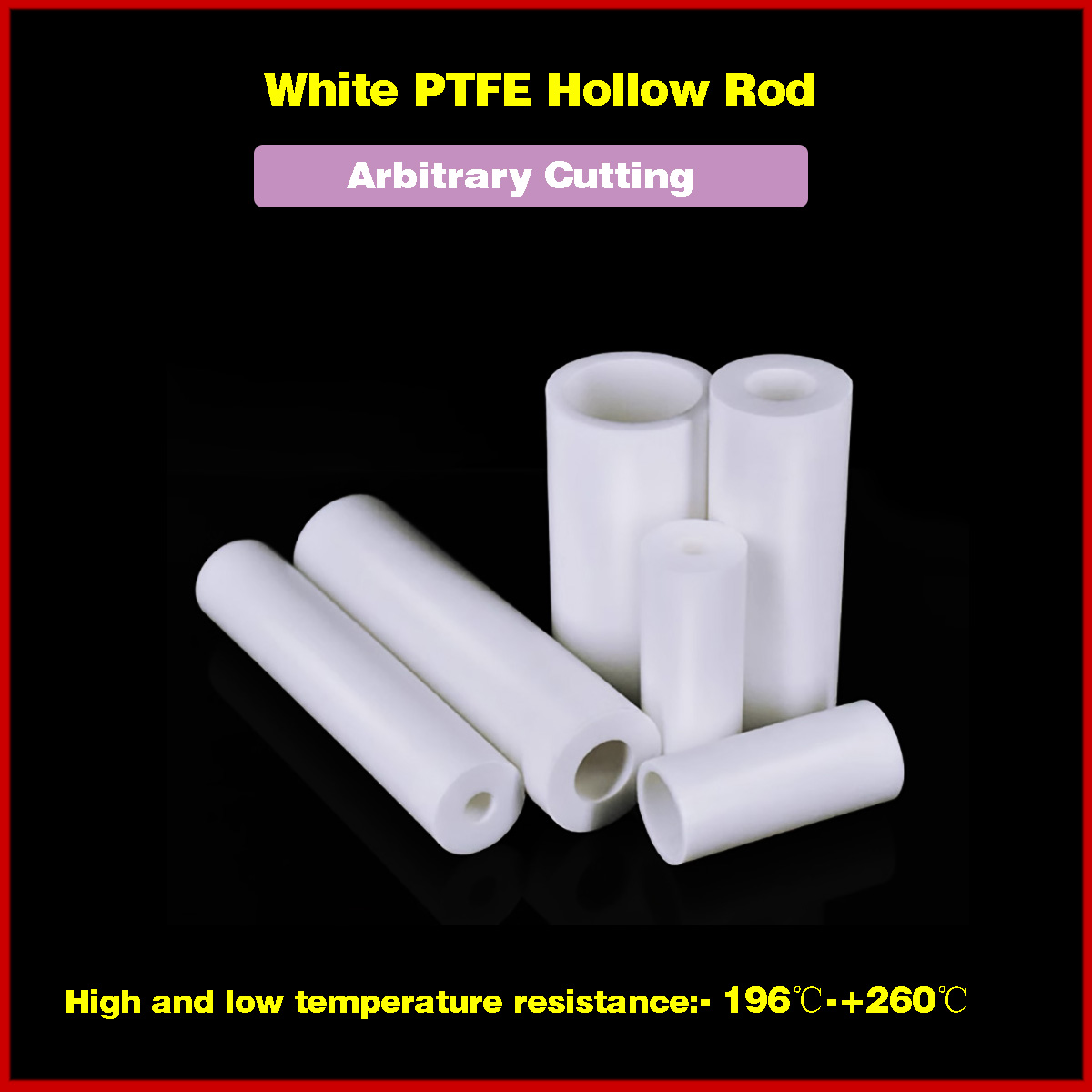 Ptfe Tube - 1 pz ID 5-20mm Tubo PTFE