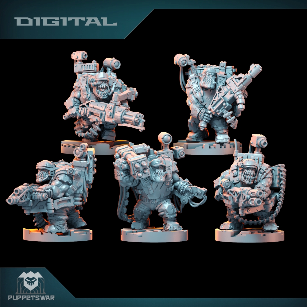 Resin Printer - Orc Ultimate Badasses Squad, Figura di