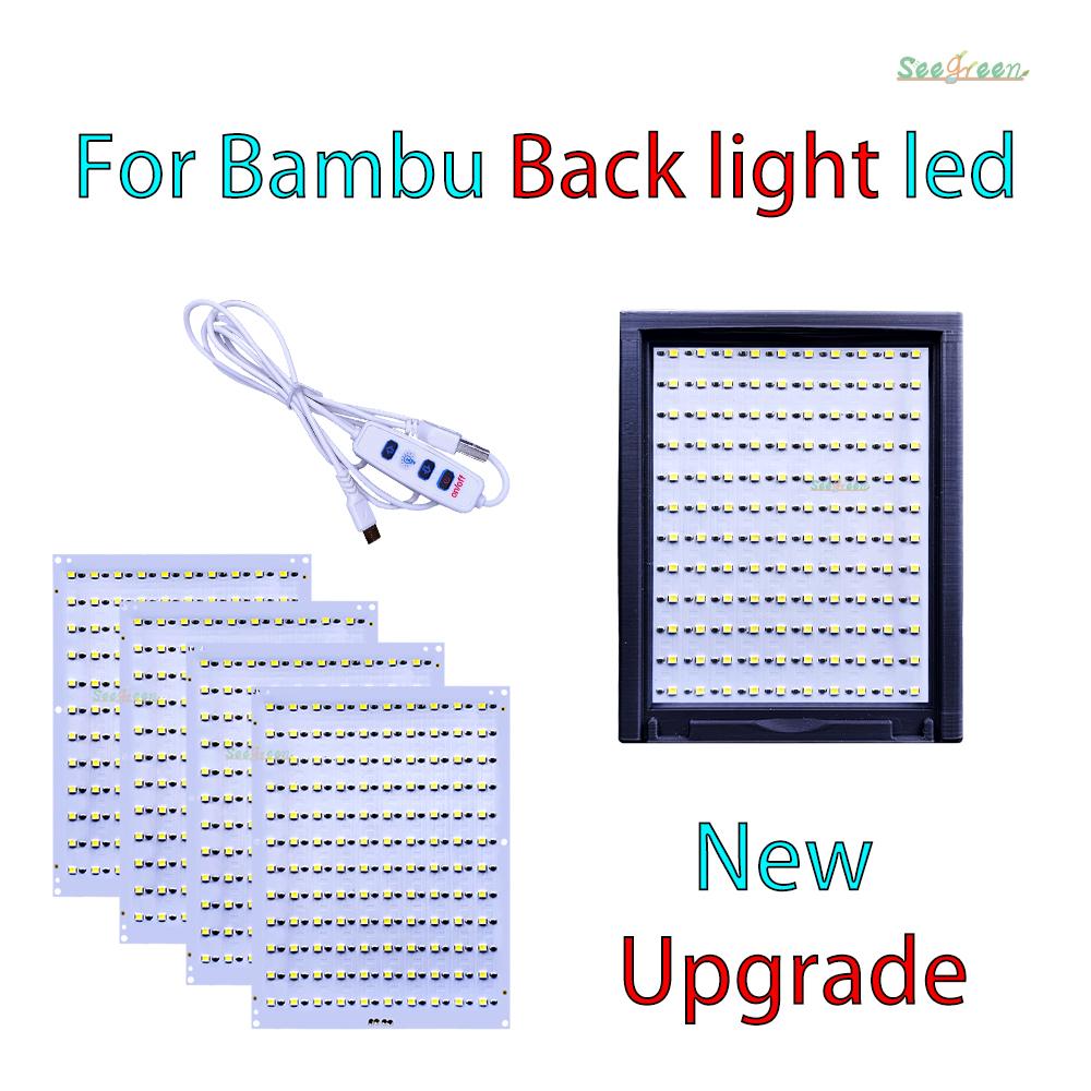 3D Printer Bed - Per Bambu Lab Lithophane Pannello Led