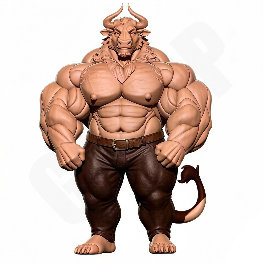 Resin Printer - Hunky Fitness Muscle Bull - Kit