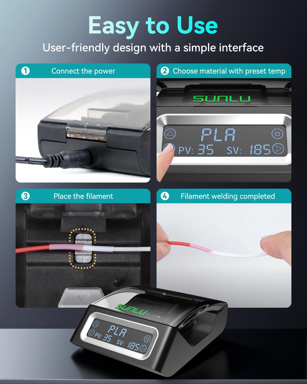 Connettore per Filamento SUNLU - Abs Filament recensione e prezzo