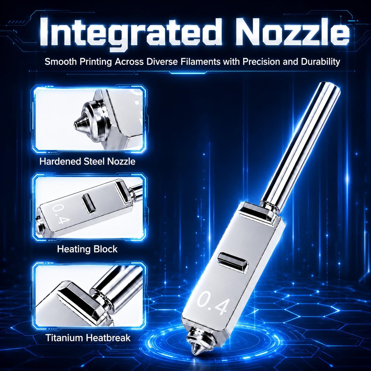 Ugelli in Acciaio Temperato pe - Hotend 0.4Mm recensione e prezzo