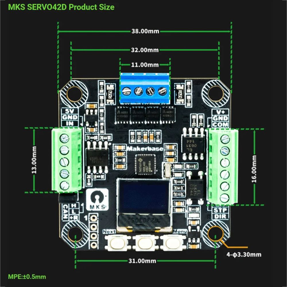 [AC18 Digital]/SERVO42D 40 CAN - Closed Loop Stepper Motor Nema 17 recensione e prezzo