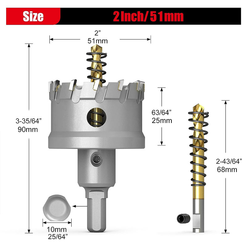 Kit sega a tazza in metallo du - Nozzle Tungsten recensione e prezzo